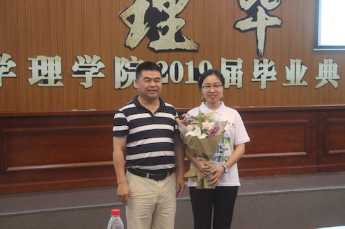 张登荣老师为浙江省西部专招计划入选者颁奖